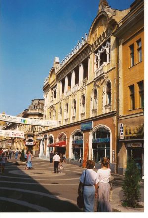 En av stadens gågator.